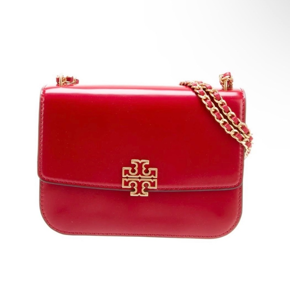 Tory Burch Red Leather Crossbody Bag